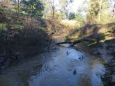 View downstream under bridge