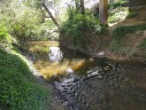 View upstream under bridge